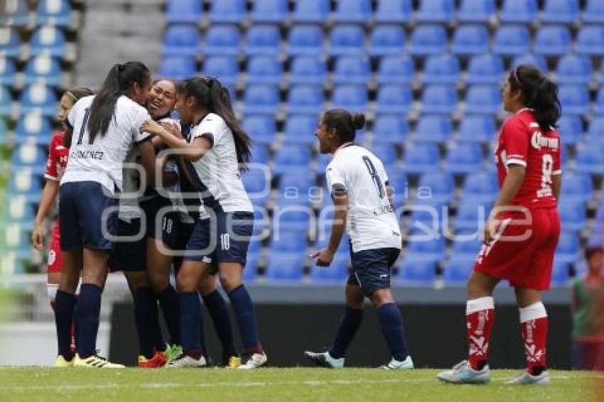 FÚTBOL FEMENIL . CLUB PUEBLA VS TOLUCA