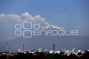FUMAROLA . POPOCATÉPETL