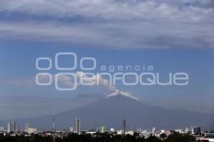 FUMAROLA . POPOCATÉPETL