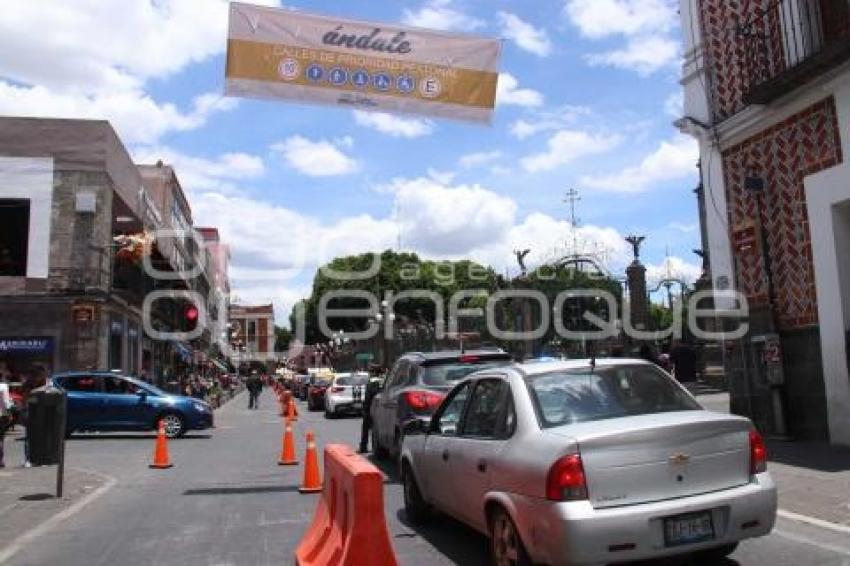 TRÁFICO . PROGRAMA PEATONAL