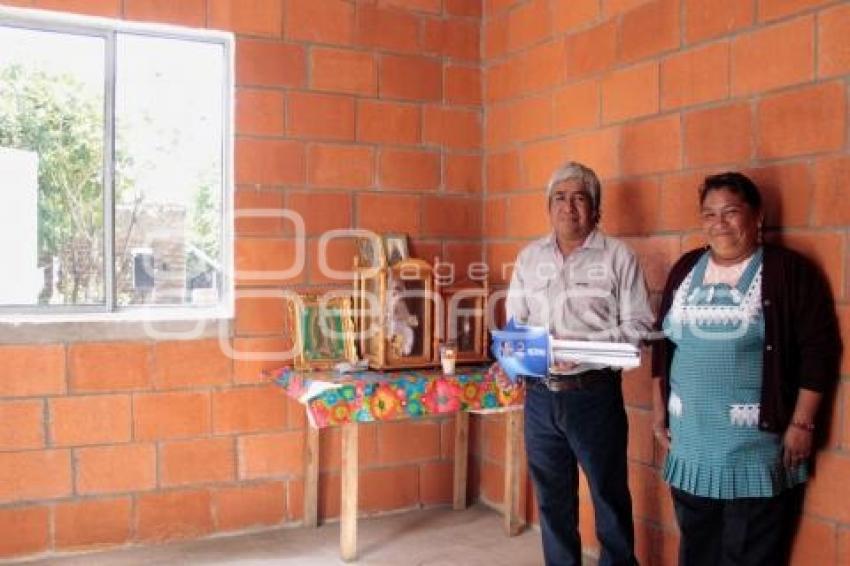 HUAQUECHULA . ENTREGA DE VIVIENDAS