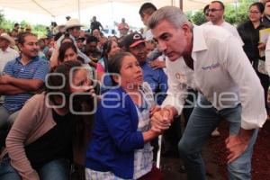 HUAQUECHULA . ENTREGA DE VIVIENDAS