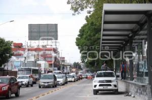 METROBUS . CARRIL CONFINADO