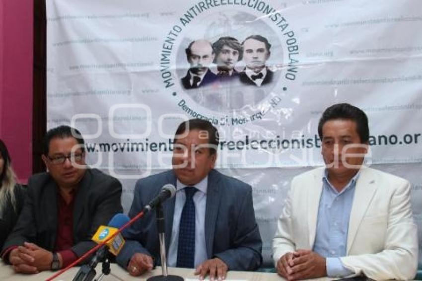 MOVIMIENTO ANTIRREELECCIONISTA POBLANO