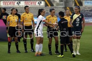 FÚTBOL FEMENIL . LOBOS BUAP VS AMÉRICA