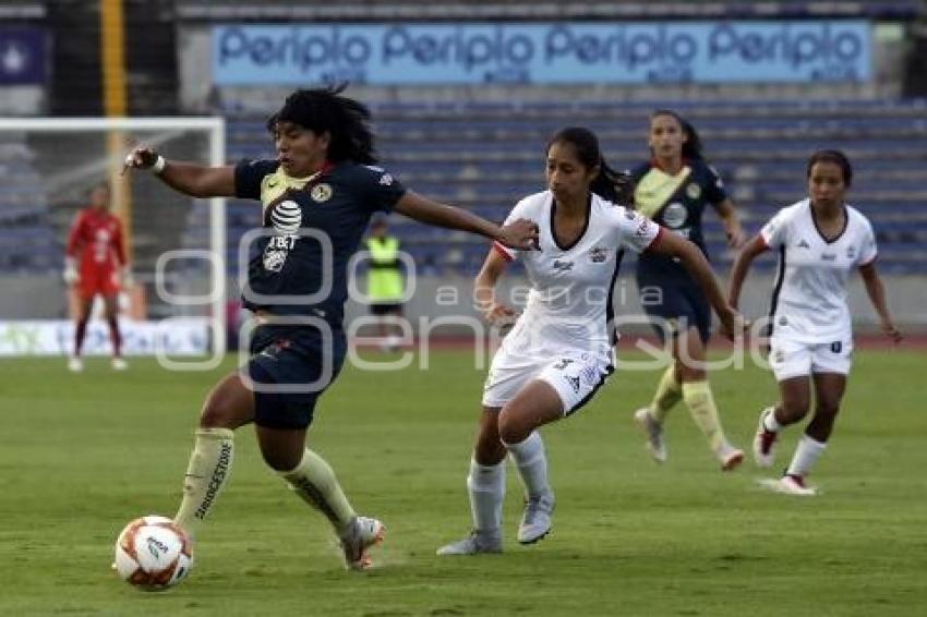 FÚTBOL FEMENIL . LOBOS BUAP VS AMÉRICA