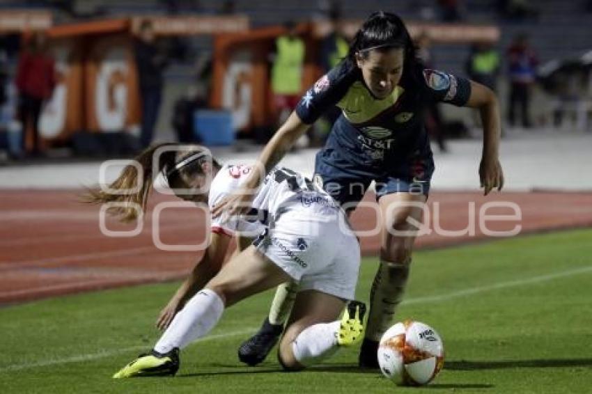 FÚTBOL FEMENIL . LOBOS BUAP VS AMÉRICA