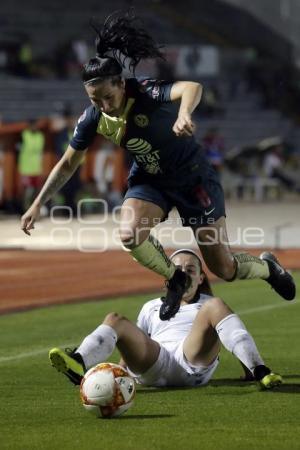 FÚTBOL FEMENIL . LOBOS BUAP VS AMÉRICA