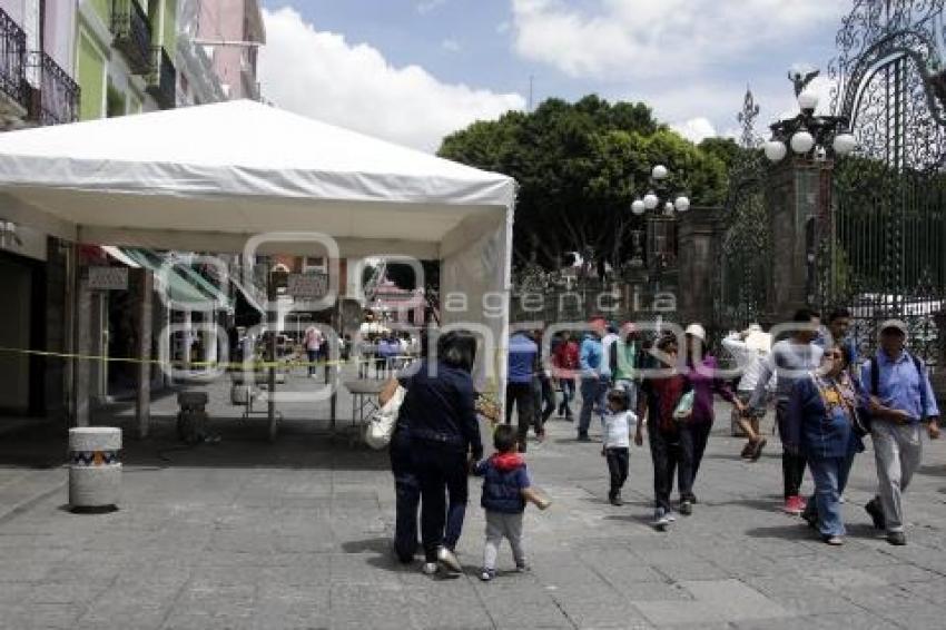 FIESTAS PATRIAS . CERCO DE SEGURIDAD