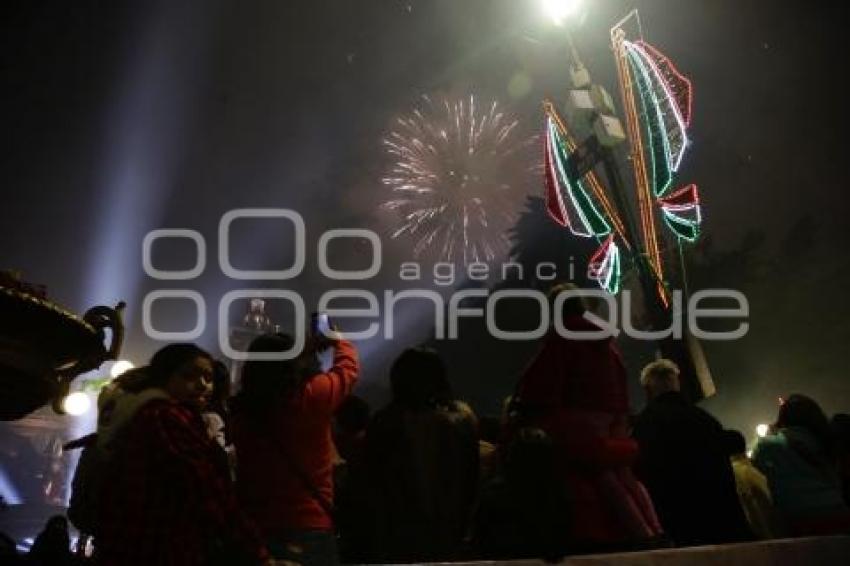 GRITO DE INDEPENDENCIA . PIROTECNIA
