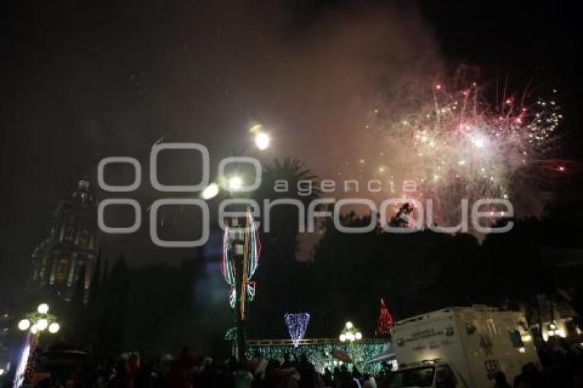 GRITO DE INDEPENDENCIA . PIROTECNIA