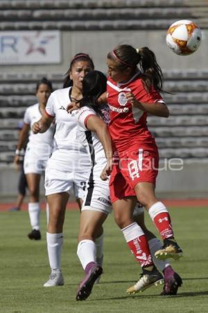 FUTBOL FEMENIL . LOBOS BUAP VS TOLUCA