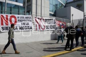 MANIFESTACIÓN HABITANTES SIERRA NEGRA