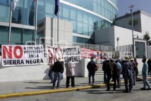 MANIFESTACIÓN HABITANTES SIERRA NEGRA