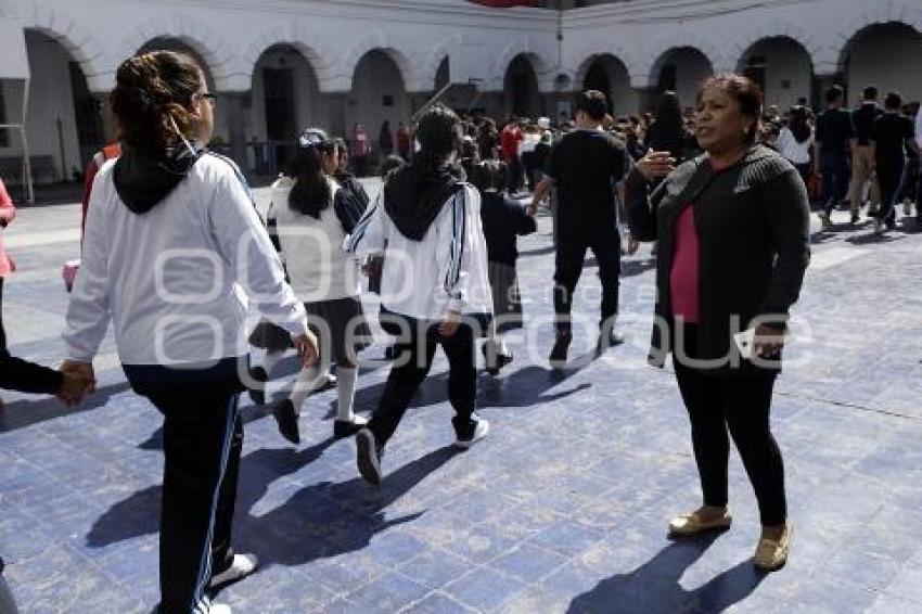 SISMO . SIMULACRO . ESCUELAS