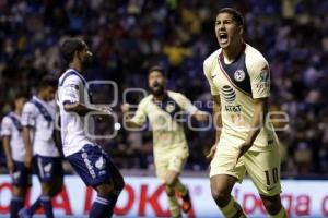 FÚTBOL . CLUB PUEBLA VS AMÉRICA