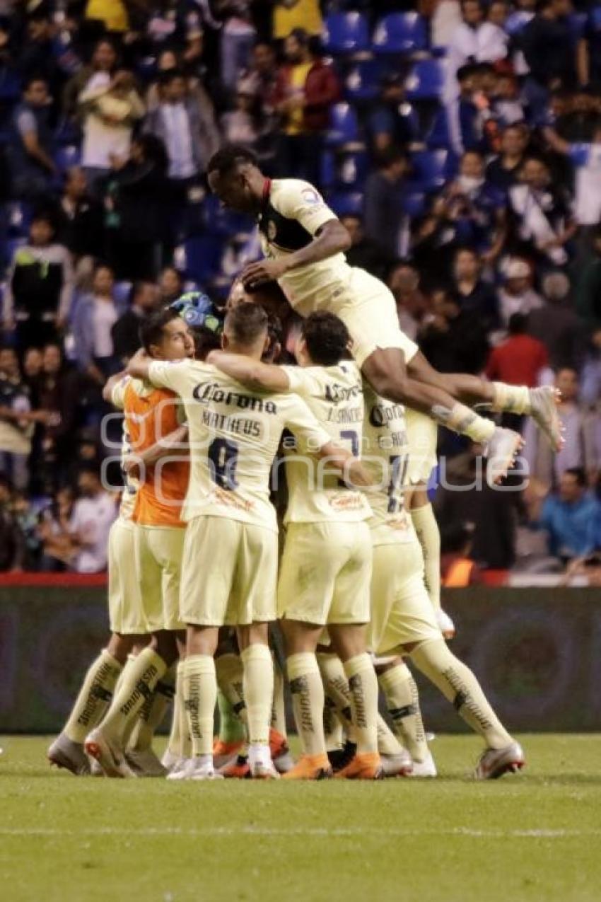 FÚTBOL . CLUB PUEBLA VS AMÉRICA