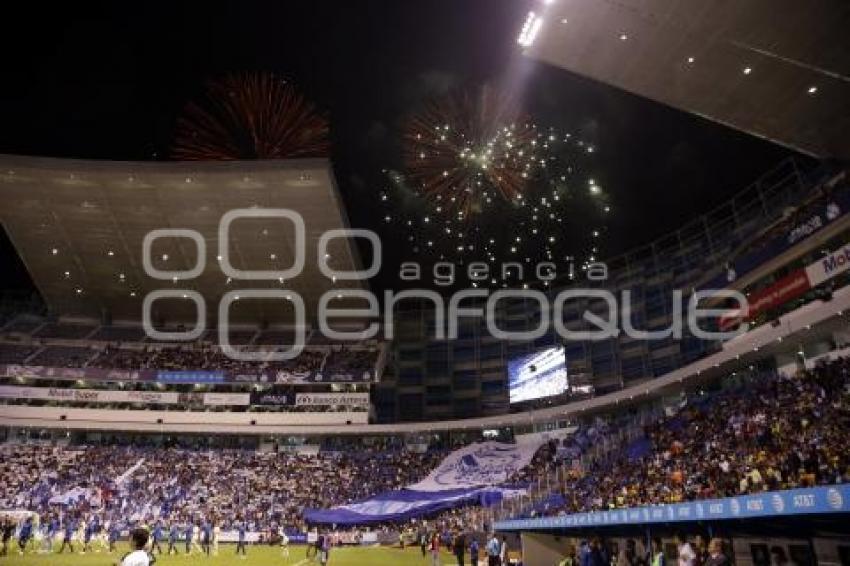 FÚTBOL . CLUB PUEBLA VS AMÉRICA