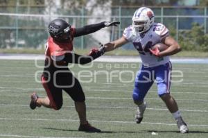 FUTBOL AMERICANO . LOBOS VS CORRECAMINOS