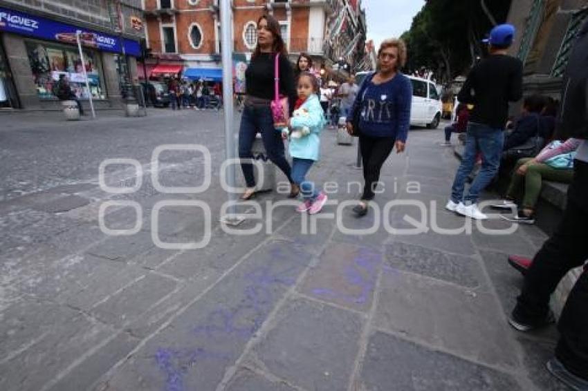 MARCHA . VANDALISMO