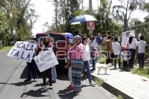 MANIFESTACIÓN CONTRA LA TALA DE ÁRBOLES