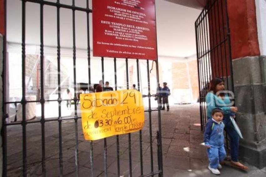 CAPILLA DEL ROSARIO . SEGURIDAD