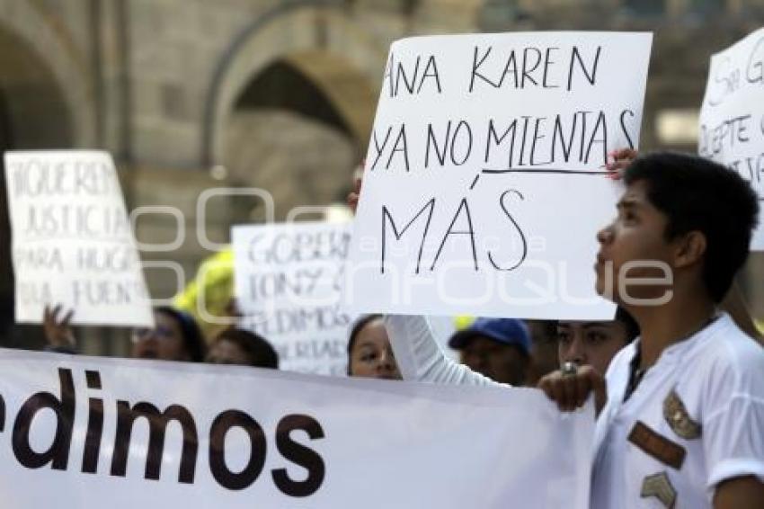 MANIFESTACION HUGO DE LA FUENTE