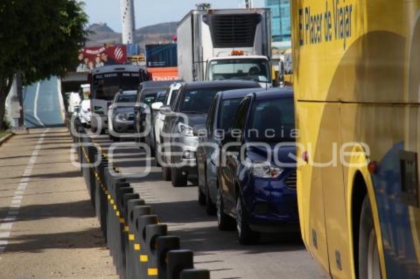 TRÁFICO . MANIFESTACIÓN CACALOTEPEC