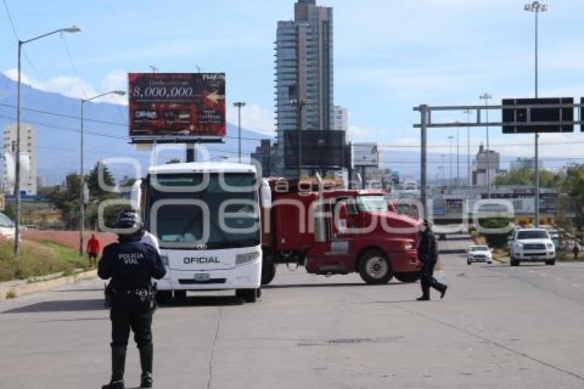 TRÁFICO . MANIFESTACIÓN CACALOTEPEC