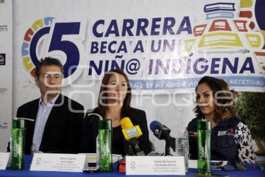 CARRERA BECA A UN NIÑO INDÍGENA