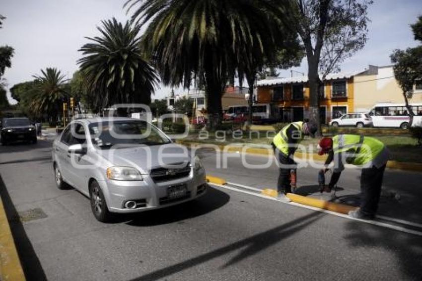 SEPARADORES CARRIL LÍNEA 3