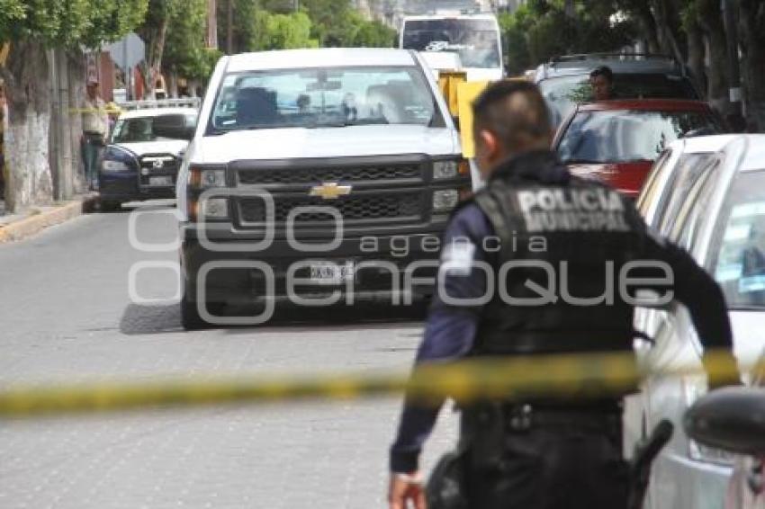 EMPRESARIO BALEADO . TEHUACÁN