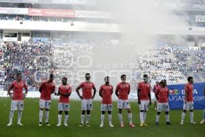 FÚTBOL . CLUB PUEBLA VS LOBOS BUAP