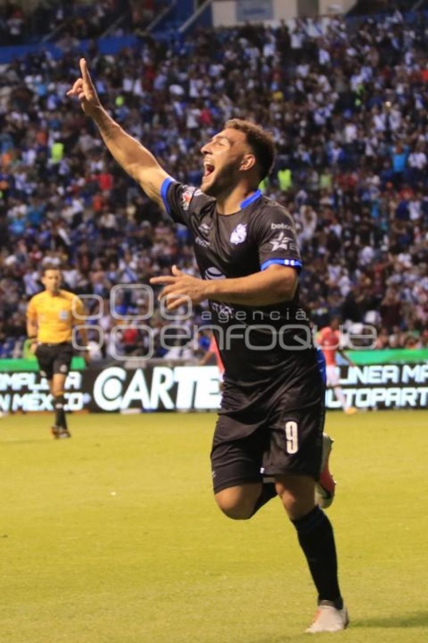 FÚTBOL . CLUB PUEBLA VS LOBOS BUAP