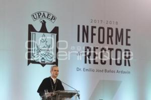 UPAEP . INFORME RECTOR