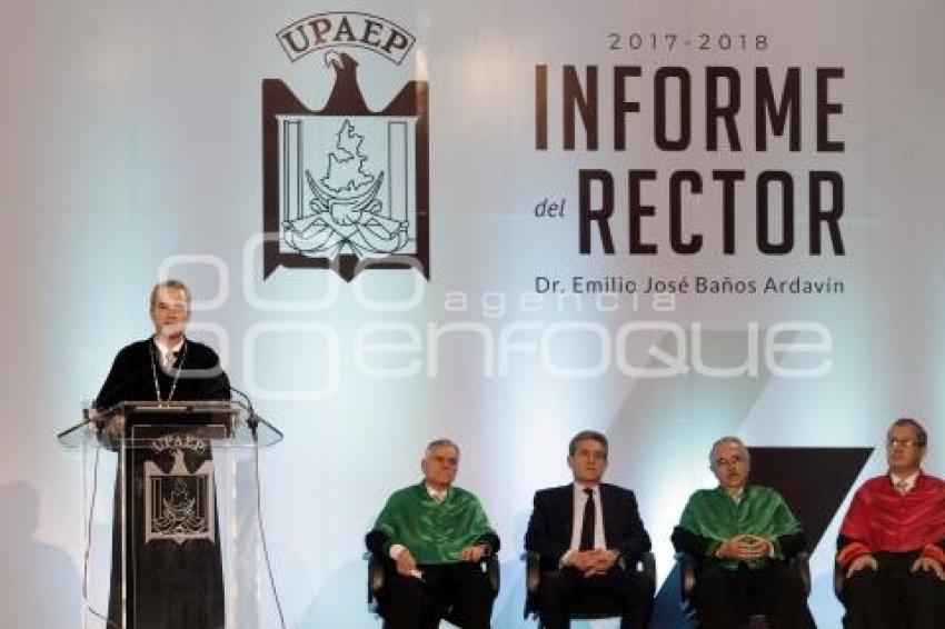 UPAEP . INFORME RECTOR