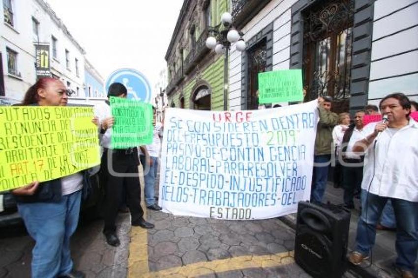 MANIFESTACIÓN . TRABAJADORES DEL ESTADO