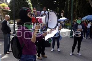 MANIFESTACION A FAVOR DEL ABORTO