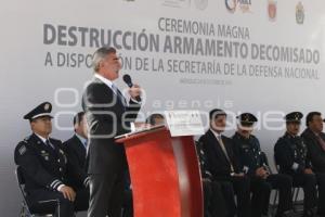 DESTRUCCIÓN DE ARMAMENTO