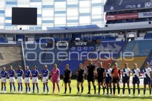 FÚTBOL FEMENIL . PUEBLA VS CRUZ AZUL