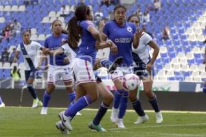 FÚTBOL FEMENIL . PUEBLA VS CRUZ AZUL