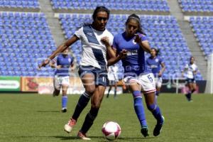 FÚTBOL FEMENIL . PUEBLA VS CRUZ AZUL