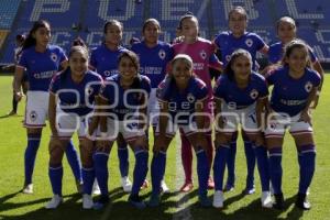 FÚTBOL FEMENIL . PUEBLA VS CRUZ AZUL