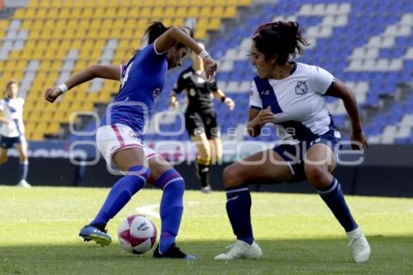 FÚTBOL FEMENIL . PUEBLA VS CRUZ AZUL