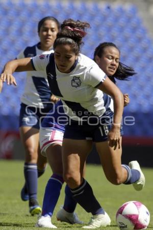 FÚTBOL FEMENIL . PUEBLA VS CRUZ AZUL