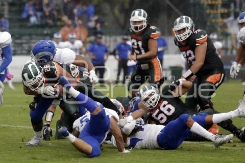 FUTBOL AMERICANO . AZTECAS VS ITESM PUEBLA