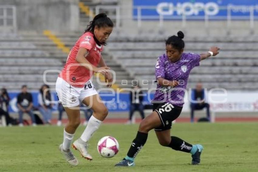 FÚTBOL FEMENIL . LOBOS BUAP VS PACHUCA