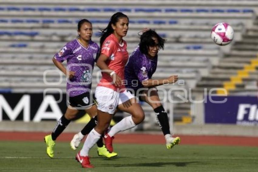 FÚTBOL FEMENIL . LOBOS BUAP VS PACHUCA