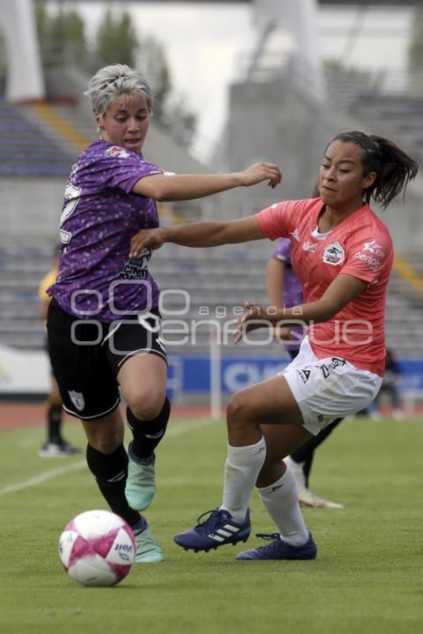 FÚTBOL FEMENIL . LOBOS BUAP VS PACHUCA