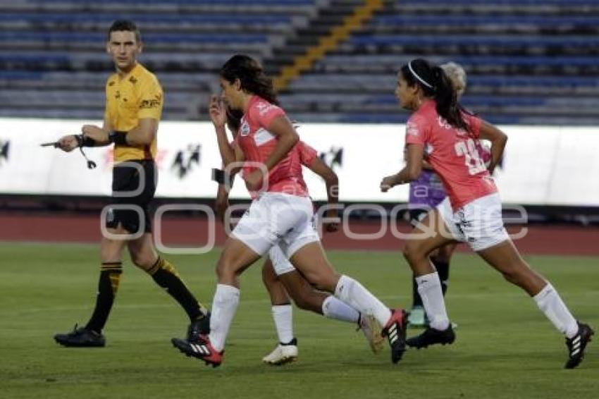 FÚTBOL FEMENIL . LOBOS BUAP VS PACHUCA